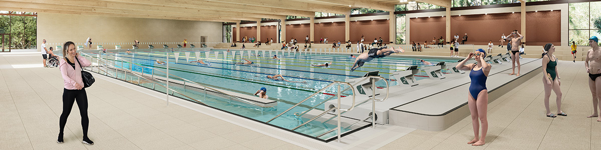 Adelaide Aquatic Centre artist impression of the pool