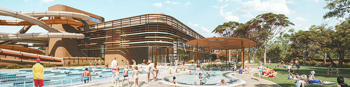 Adelaide Aquatic Centre artist impression